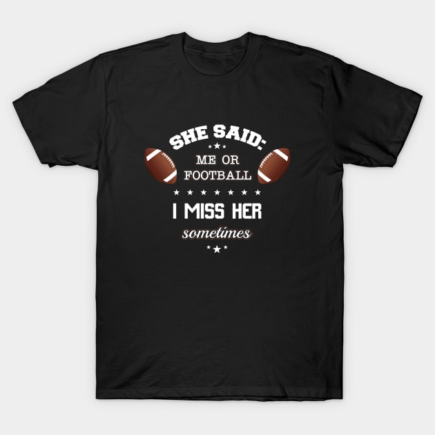 Football T-Shirt by Stoney09